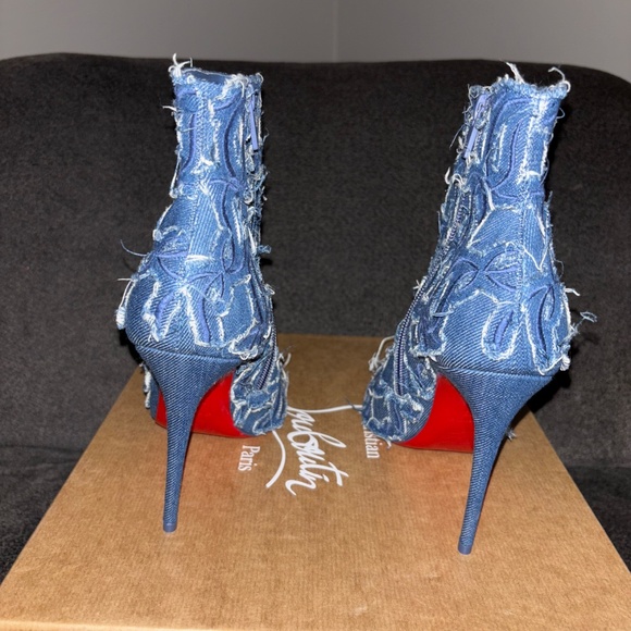 Christian Louboutin So Kate Booty denim 100mm stiletto heel - Picture 6 of 9